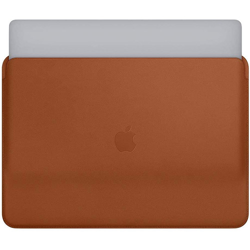 Apple Official MacBook Pro 16" Leather Sleeve - Saddle Brown