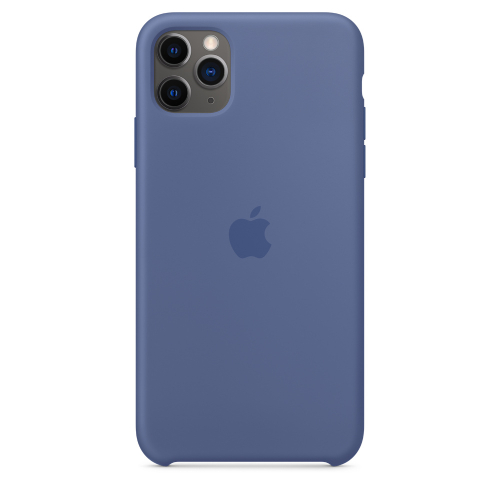 Apple Official iPhone 11 Pro Max Silicone Case - Linen Blue