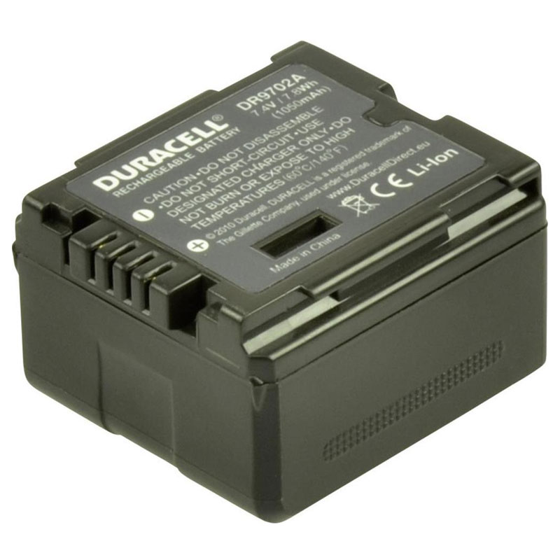 Duracell Panasonic VW-VBG130 Camcorder Battery 7.4V 1050mAh