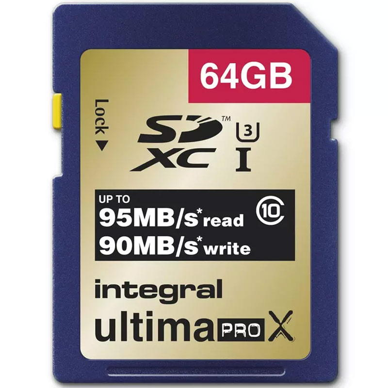 Integral 64gb Ultima Pro X Sd Card (sdxc) Uhs-i U3 Review - 9.7 10 Rating