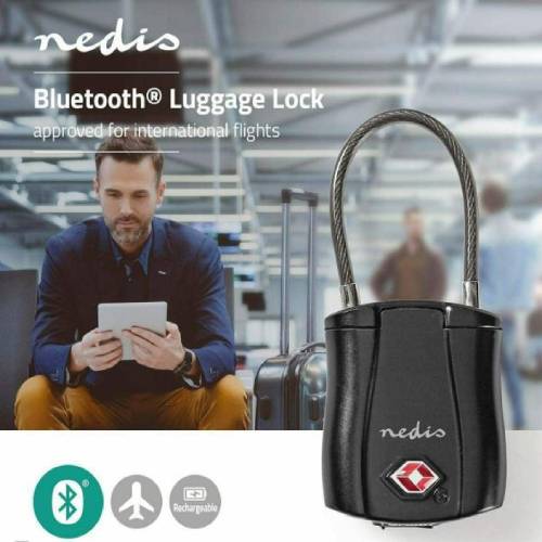 Nedis Bluetooth TSA Approved Luggage Lock
