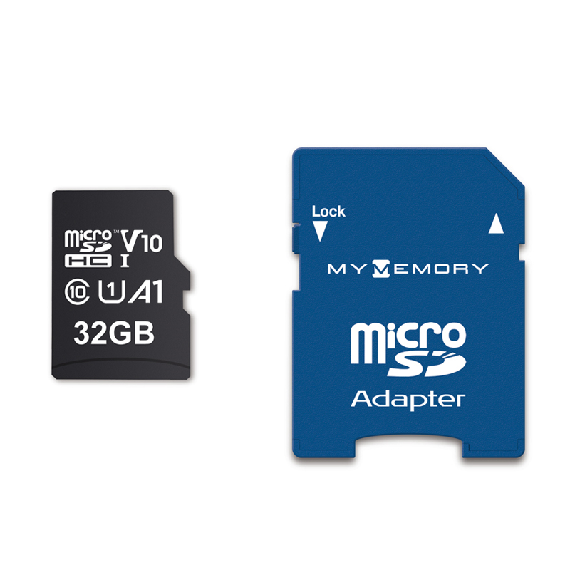 MyMemory LITE 32GB Micro SD Card (SDXC) UHS-1 U1 V10 + Adapter - 80MB/s