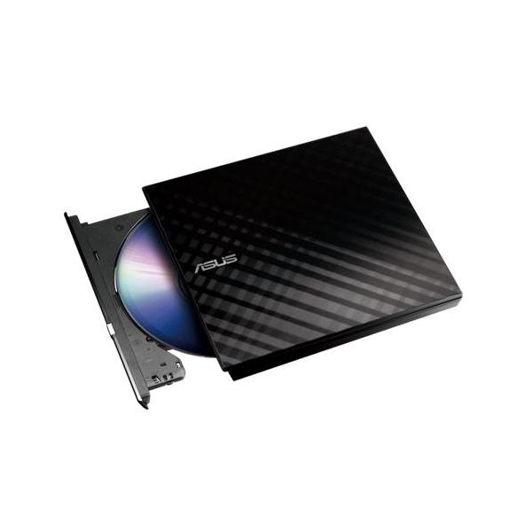 Asus SDRW-08D2S-U LITE External Slim DVDRW Drive USB 2.0 - Black