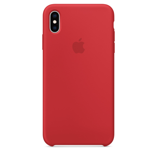 Apple Official iPhone XS MAX Silicone Case - Red (Open Box)