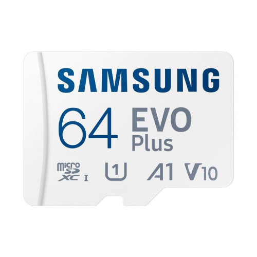 Samsung Evo Plus 64GB 4K Ready MicroSDXC Memory Card UHS-I U1 with SD Adapter - 130MB/s