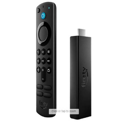 Amazon Fire TV Stick 4K Max Streaming Media Player with Alexa Voice Remote (includes TV controls)