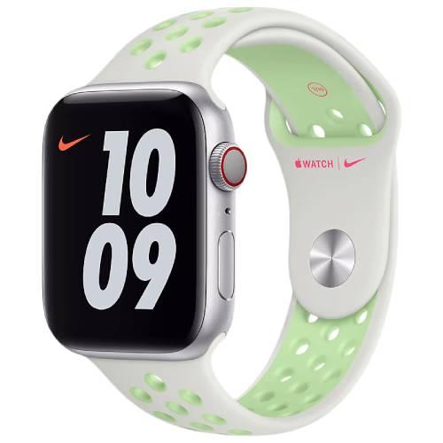 Apple official Watch Band 44mm Strap - Nike Sport Spruce Aura/Vapour Green