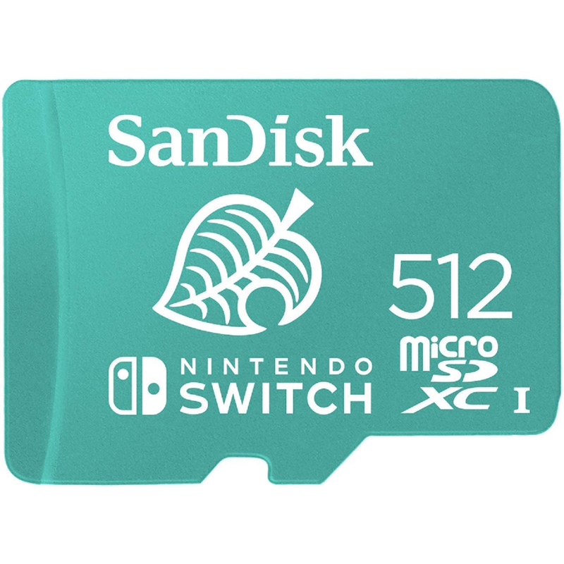 SanDisk 512GB Nintendo Switch microSD Card (SDXC) UHS-I U3 - 100MB/s