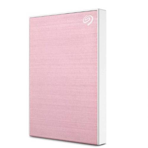 Seagate One Touch Portable External Hard Drive 2TB PC Notebook & Mac USB 3.0 - Rose Gold