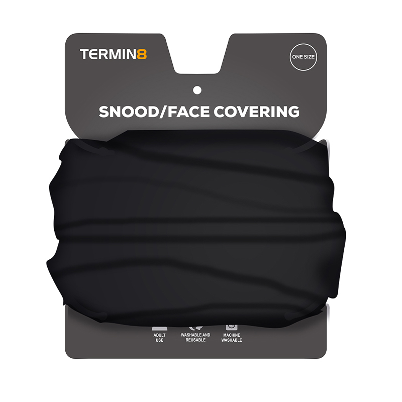 Snood Face Covering - Black
