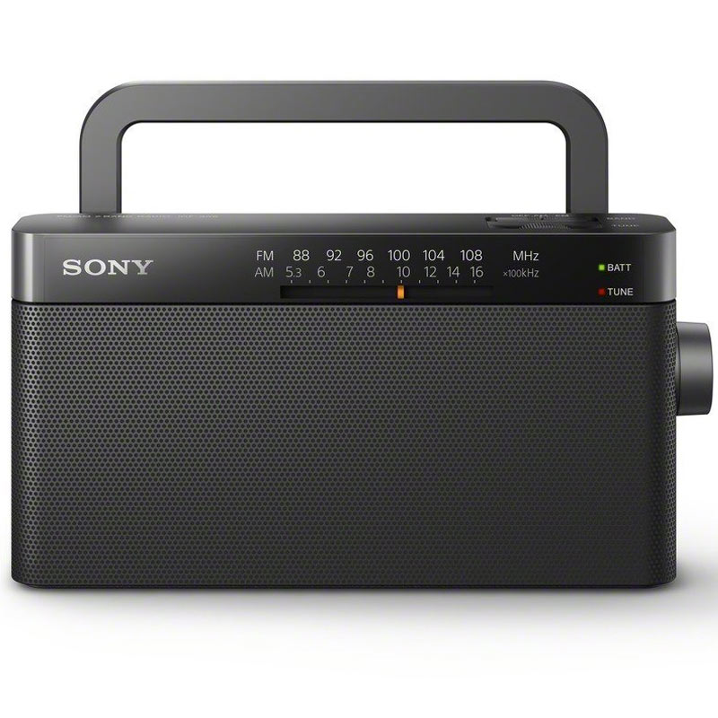 Sony ICF-306 Portable AM/FM Radio - Black