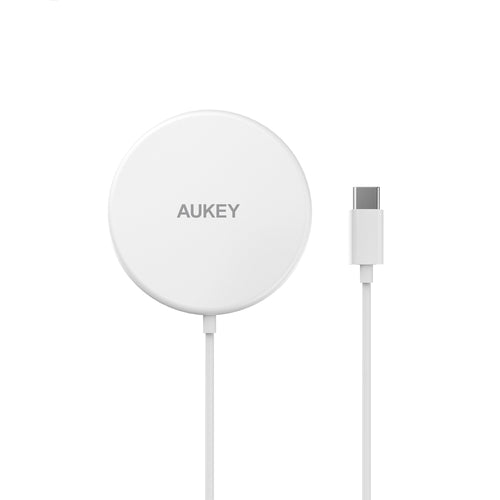AUKEY LC-A1 Aircore 15W Magnetic Wireless Charger - White