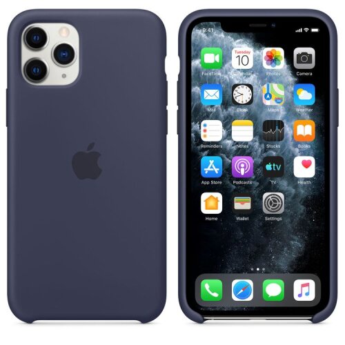Apple Official iPhone 11 Pro Case Midnight Blue (Open Box)