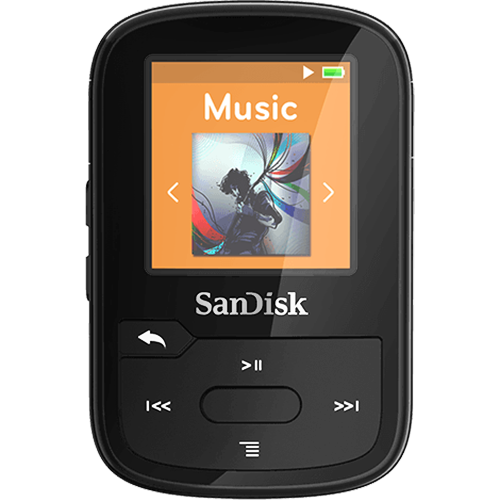 SanDisk Clip Sport Plus 16GB MP3 Player - Black