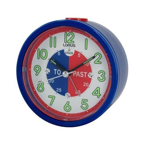 Lorus Time Teacher Beep Alarm Clock - Blue