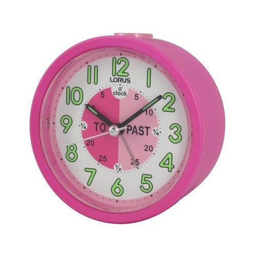 Lorus Time Teacher Beep Alarm Clock - Pink