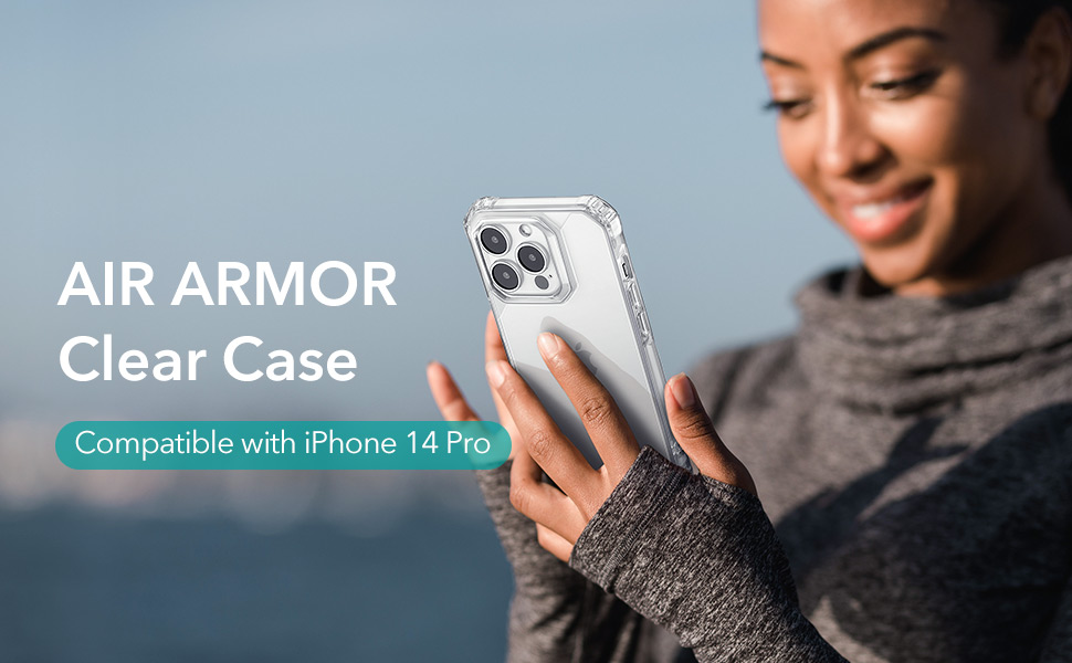 ESR Air Armor Case for iPhone 14 Pro Clear